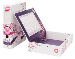 Pukka Pad Wave Range A4 Pink Box File