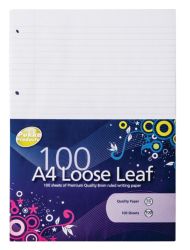 Pukka Pad Wave Range A4 Loose Leaf Paper 100 Sheets