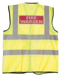 Alexandra High Visibility vest Fire Warden Extra Large 