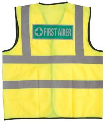 Alexandra High Visibility vest First Aider Large 