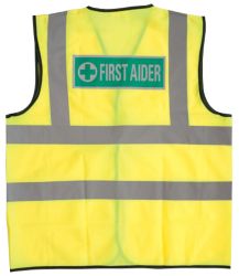 Alexandra High Visibility vest First Aider Extra Extra Large 