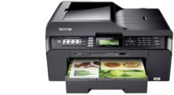 Brother MFCJ6510DW A3 Multifunction Inkjet Printer and Brother LC1240 Black Colour Inkjet Cartridge Bundle