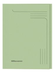 Office Depot Square Cut Manilla Folders Medium Weight Manilla 250gsm A4 Green Pack of 100
