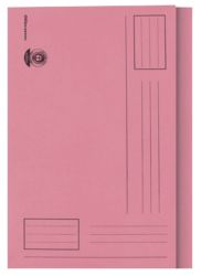Office Depot Square Cut Manilla Folders Medium Weight Manilla 250gsm A4 Pink Pack of 100