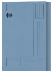 Office Depot Square Cut Manilla Folders Light Weight Manilla 180gsm Foolscap Blue Pack of 100