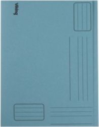 Office Depot Square Cut Manilla Folders Light Weight Manilla 180gsm A4 Blue Pack of 100