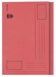 Office Depot Square Cut Manilla Folders Heavy Weight Manilla 285gsm Foolscap Red Pack of 100