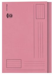 Office Depot Square Cut Manilla Folders Heavy Weight Manilla 285gsm Foolscap Pink Pack of 100