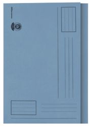 Office Depot Square Cut Manilla Folders Heavy Weight Manilla 285gsm Foolscap Blue Pack of 100