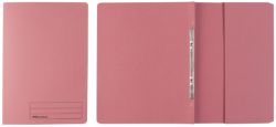 Office Depot Flat Bar Files Without Pocket Medium Weight Manilla 250gsm Foolscap Pink Pack of 25