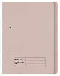Office Depot Buff Foolscap Heavyweight Spring Coil Files Pack of 25