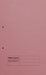 Office Depot Spring Coil Pocket Files Heavy Weight Manilla 285gsm Foolscap Pink Pack of 25