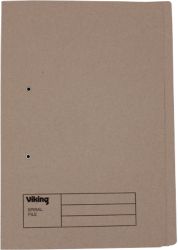 Office Depot Spring Coil Files Heavy Weight Manilla 285gsm Foolscap Buff Pack of 50