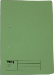 Office Depot Spring Coil Files Heavy Weight Manilla 285gsm Foolscap Green Pack of 50