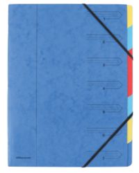 Office Depot 7 Part Organiser File A4 Blue Each