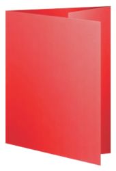 Office Depot One Flap 250gsm Red Folders Pack of 50