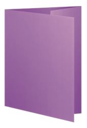 Office Depot One Flap 250gsm Purple Folders Pack of 50