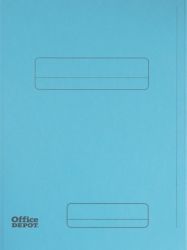 Office Depot Two Flap 250gsm Blue Folders Pack of 50