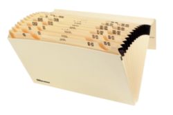 Office Depot Multipurpose Expanding File Foolscap Buff Each