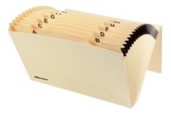 Office Depot A Z Expanding Portfolio Foolscap Buff Each