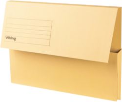 Office Depot Manilla Document Wallets Heavy Weight Manilla 285gsm Foolscap Yellow Pack of 50