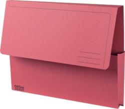 Office Depot Manilla Document Wallets Heavy Weight Manilla 285gsm A4 Red Pack of 50