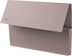 Office Depot Manilla Document Wallets Heavy Weight Manilla 285gsm Foolscap Grey Pack of 50