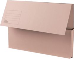 Office Depot Manilla Document Wallets Heavy Weight Manilla 285gsm Foolscap Buff Pack of 50