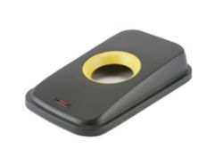 Vileda Geo Can Recycling Bin Lid Black Yellow 29cm x 49cm x 9cm