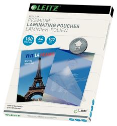 Leitz A4 100 Micron Lamination Pouches Pack 100