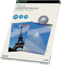 Leitz A3 100 Micron Lamination Pouches Pack 100