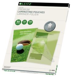 Leitz A3 160 2 x 80 Micron Lamination Pouches Pack 100