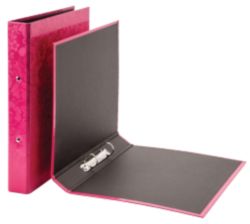 Pink Black Ring Binder 25mm Pink