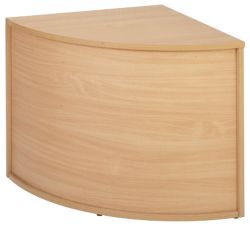 Tamar reception base corner unit beech