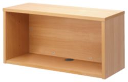 Tamar reception straight desktop unit beech