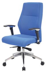 RS PRO London Synchronised Operator Chair Blue