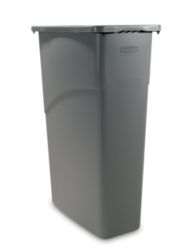Rubbermaid Slim Jim Confidential Waste Bin Grey 87ltr
