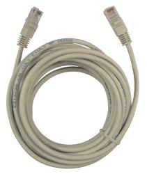 NEWLink LN216 UTP RJ 45 CAT5 Patch Lead Network Cable 5 Metres Grey