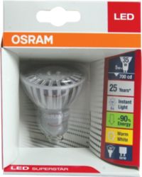 Osram LED superstar light bulb PAR16 5W GU10
