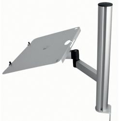 Laptop holder and column Silver