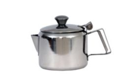 Genware Mirrored Teapot Stainless Steel 600ml20oz 