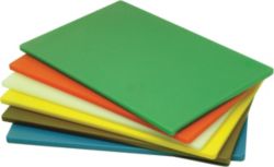 Genware Poly Cutting Board Blue 18x12x05inch
