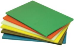 Genware Poly Cutting Board Yellow 18x12x05inch