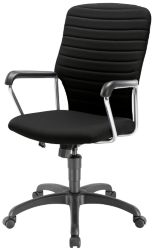 Miami executive chair Fabric  Midnight Black