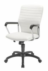Miami executive chair Leather  White