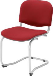 Dee stacking chairs Cantilever without arms Pack of 4  Fire Red