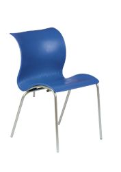 Carolina Stacking Chair Blue Pack 4