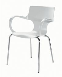 Interact stacking chairs White Pack of 4
