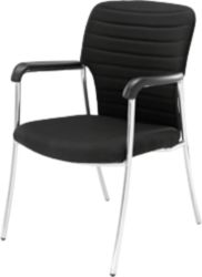Miami visitor chair Fabric Midnight Black