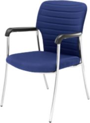 Miami visitor chair Fabric Mid Blue